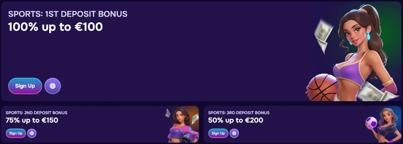 SpinJoys Casino Sportsbook welkomstbonus